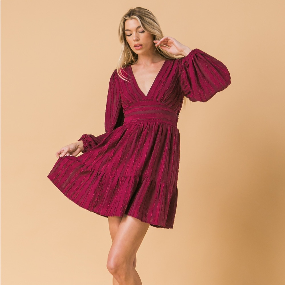 Burgundy Dress